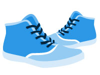 74號(hào)藍(lán)色背景外貿(mào)時(shí)尚鞋子購物商城建設(shè)案例，可根據(jù)實(shí)際定制