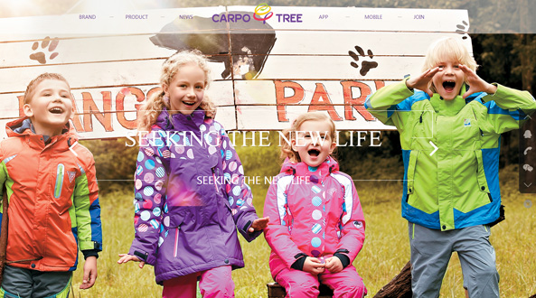 卡波樹童裝網(wǎng)站建設(shè)項目制作中